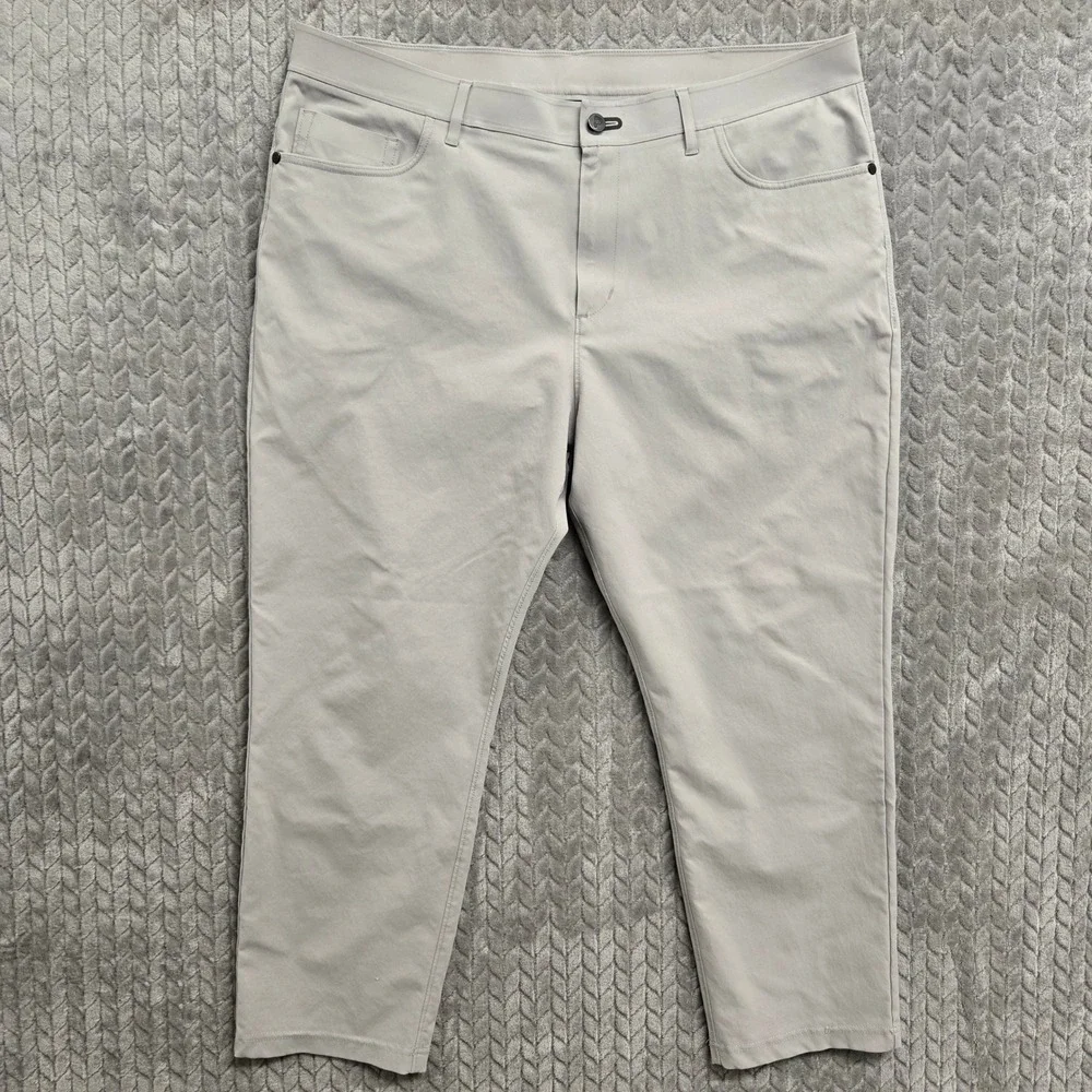 Public Rec Mens Gray 38x28 Weekend Pants‎ Stretch Lightweight Casual